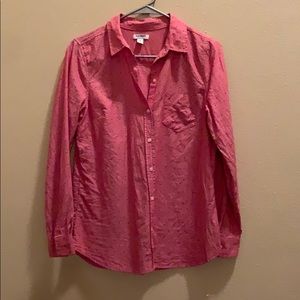 Button down blouse. Old Navy.